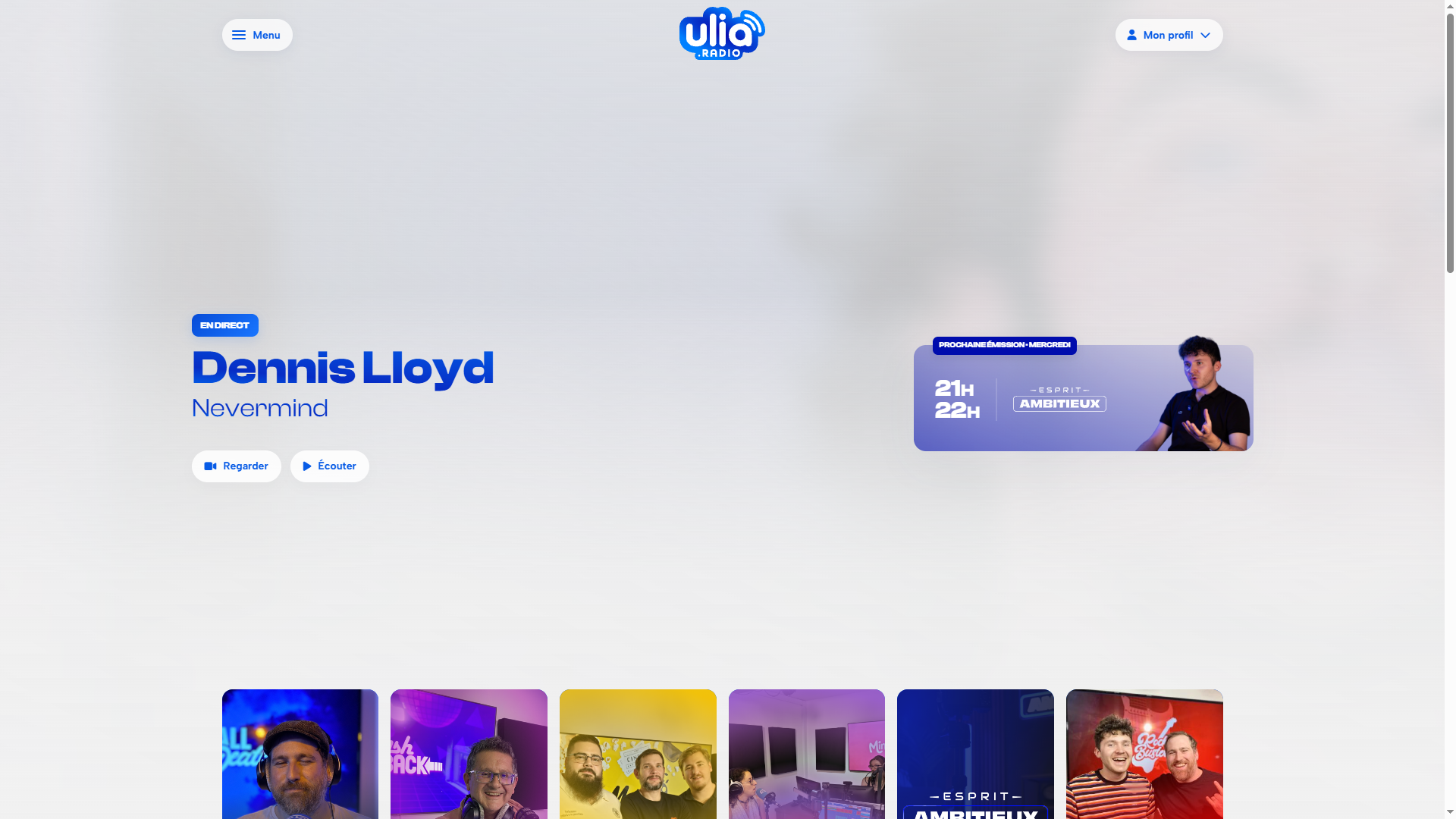 Le site Ulia.Radio